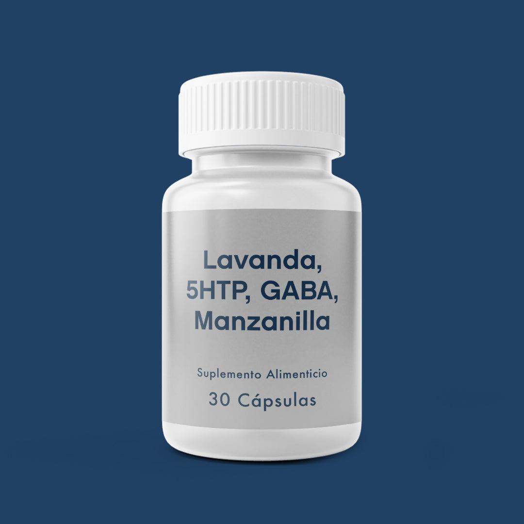 Lavanda + 5-HTP + GABA + Manzanilla