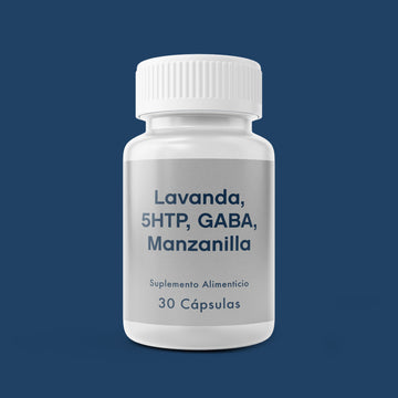 Lavanda + 5-HTP + GABA + Manzanilla