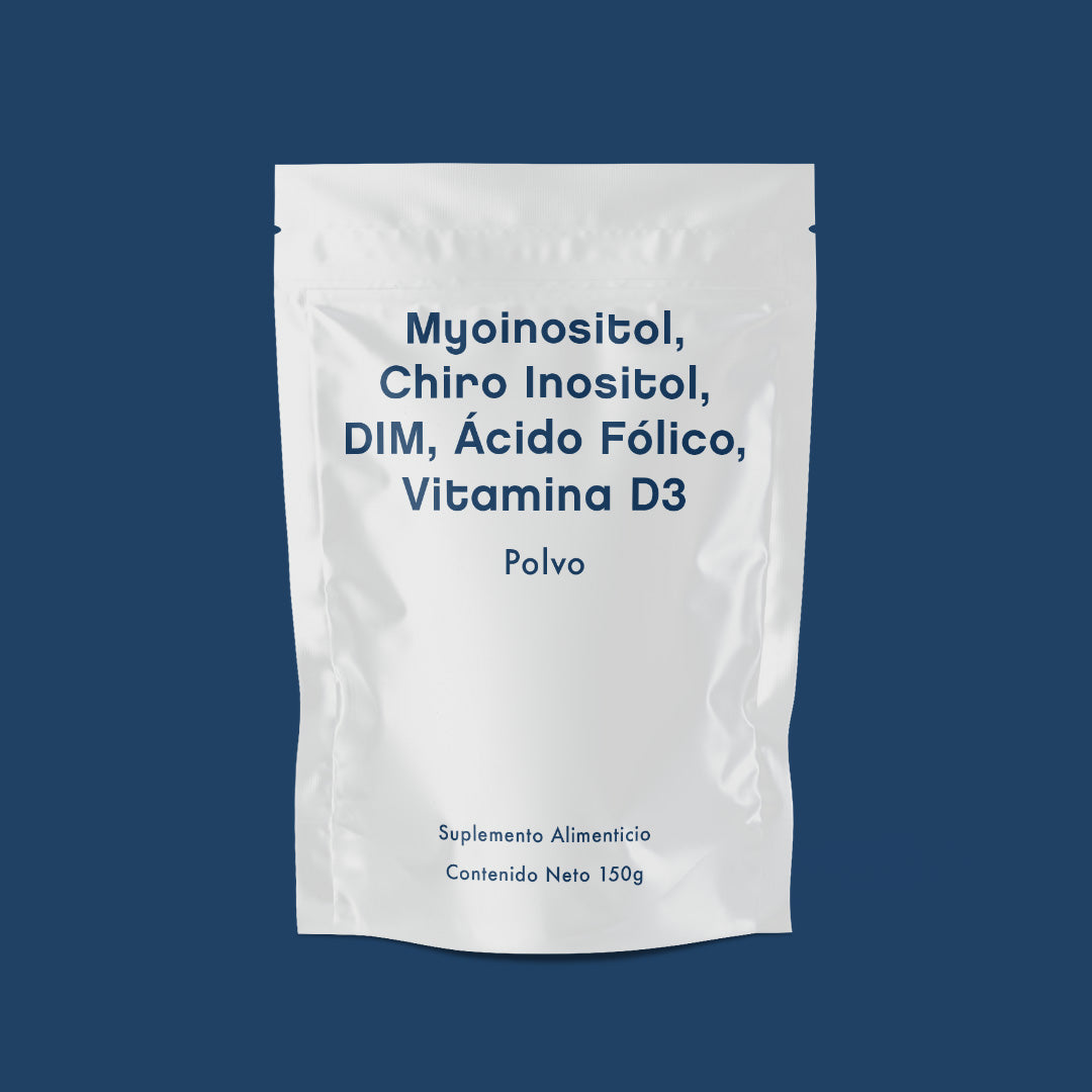 Myo-Inositol + Chiro-Inositol + DIM + Ácido Fólico + Vitamina D3