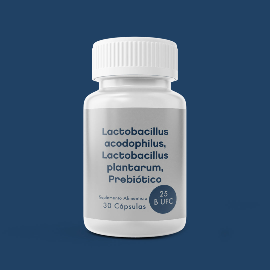 Lactobacillus acidophilus + Lactobacillus plantarum + Prebiótico