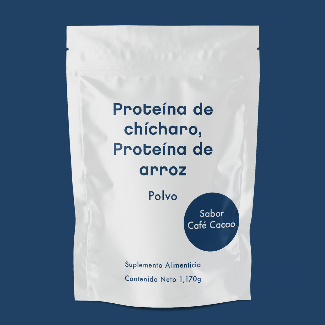 Proteína de Chícharo + Proteína de Arroz Sabor Cacao